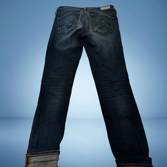 Adriano Goldschmied AG Skinny Blue Jeans – Classic Stretch Denim - Picture 4 of 4